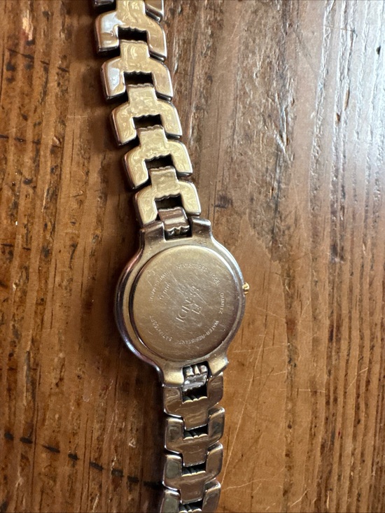 Fendi Two-Tone Gold and Silver Roman Bezel Wristwatch